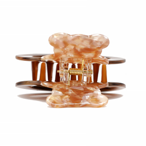 Pinza de Pelo de Acetato con Diseño de Oso de 8cm, Estilo Japonés y Coreano, Vintage y Moderno, Accesorio para el Cabello de Mujer, Venta al por Mayor. - Product Image 3