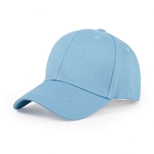 Summer Women's & Men's Children's 100% Cotton Hard <b>Top</b> Baseball Cap with Curved Brim and Sun Protection Wholesale - Product Image 5
