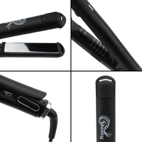 Lisseur et boucleur de cheveux professionnel MK-128 2-en-1 en titane et tourmaline japonais pour des cheveux brillants