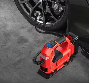 Inflador de neumáticos inalámbrico, <span class=keywords><strong>compresor</strong></span> de aire para batería <span class=keywords><strong>DeWalt</strong></span> 160PSI, luz LED portátil, bomba de aire de mano con manómetro Digital - Product Image 3