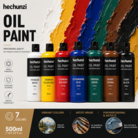 Fournitures artistiques Hechunzi, peinture à l'huile pour artistes de 500 ml, qualité professionnelle, pigment riche, consistance lisse, peinture à l'huile pour artistes