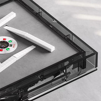 Table de Mahjong Automatique Personnalisée de Luxe Moderne, Table de Villa à Double Usage, Table de Mahjong en Acrylique Haut de Gamme