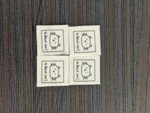 Garment Accessories Private Wholesale Custom Brand <b>Name</b> Logo Damask Non-Woven Washable Stitch Tags for Clothing - Product Image 6