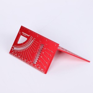 Règle d'angle <span class=keywords><strong>en</strong></span> alliage d'aluminium pour le travail du bois, outil de mesure d'angle 45/90 degrés, équerre combinée - Product Image 5