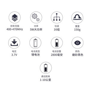 Radio portable civile Baofeng BF-888S, talkie-walkie 400-470 MHz, puissance 5 W, batterie 2800 mAh, longue portée - Product Image 1