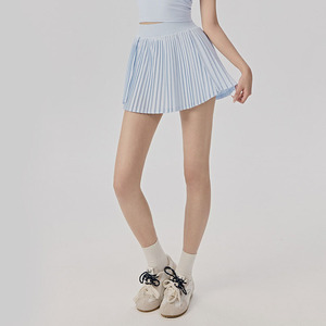 Ensemble jupe de tennis rembourrée avec logo personnalisé, haut court à dos échancré et jupe, séchage rapide, pour le golf et le paddle, haute qualité, avec poches, jupe plissée - Product Image 5