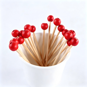 Brochetas de Bambú Desechables de Longitud Personalizada al Mejor Precio para Decoración de Frutas en Restaurantes y Comida para Llevar - Product Image 2