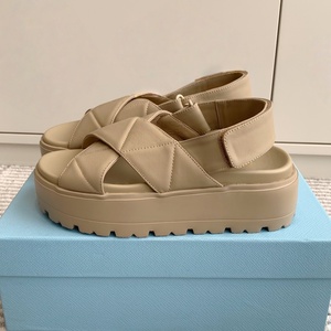 Sandalias de Plataforma de Diseño para Mujer, Cuero Genuino, Calzado Casual de Verano para Dama, Zapatos con Aumento de Altura, Sandalias de Primavera - Product Image 3