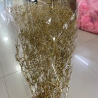 Bunga Gypsophila Awet Tahan Lama Grosir Satu Tempat, Bunga Million Star Emas Awet untuk Dekorasi Hari Natal