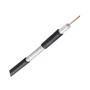 75 Ohm <strong>RG6</strong> coaxial <strong>cable</strong> with messenger <strong>wire</strong>
