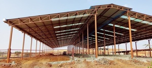 Nuovo Design a basso costo struttura in acciaio mucca capannone prefabbricato in acciaio fattoria edificio per il bestiame struttura in acciaio capanno mucca - Product Image 5