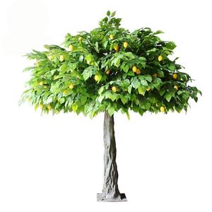 Árbol de Limón Artificial Grande de Alta Calidad de 280 cm/9 pies, Material de Fibra de Vidrio para Uso en Interiores y Exteriores, Venta al por Mayor de Fábrica - Product Image 1
