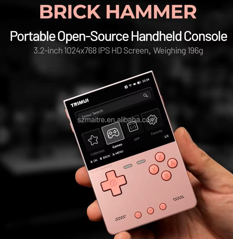 新型トリムイブリックハンマーハンドヘルドゲーム機3.2インチ3000mAh