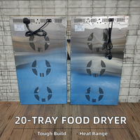 Nieuwe Aankomst Commerciële Industriële Voedsel Dehydrator 20 Lagen Lade Droger Voor Fruit En Groenten