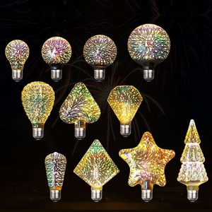 ไฟตกแต่งเทศกาล LED สไตล์โรแมนติกสร้างสรรค์ รูปทรง 3 มิติ สีสันสดใส 5w G125 สีเงิน ขั้ว E27 B22 หลอดไฟศิลปะ ทนทาน - Product Image 5
