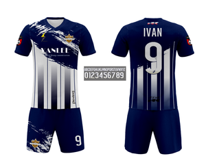 Custom Brand <strong>Messi</strong> Jersey Football <strong>Kit</strong> Full Sublimation Digital Print Team Uniform Quick Dry Polyester Men Youth Adult Soccer - Product Image 3