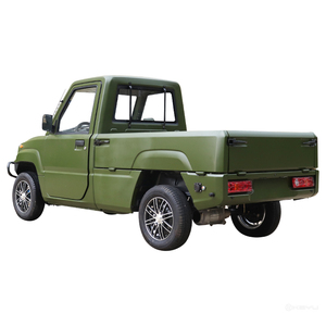 Nouveau mini pick-up chinois de luxe à batterie lithium, best-seller UE, avec phares LED, galerie de toit métallique et intérieur sombre - Product Image 3