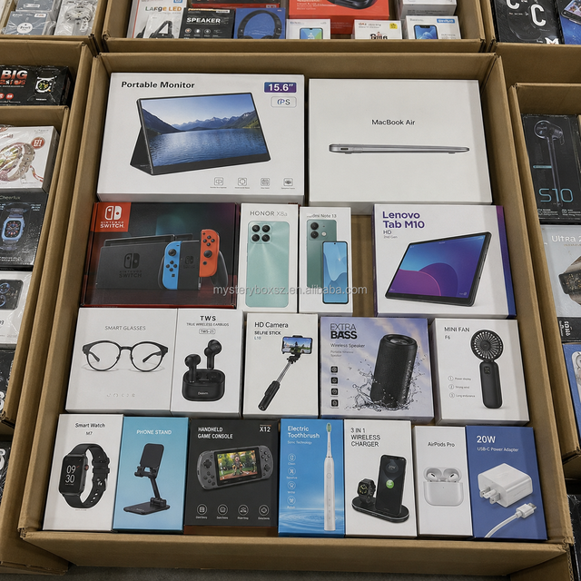 Parts Harvesting Mystery Box Electronics Mobile Phone Laptop Handheld Console Earphones Power Bank for Repair Shops Bulk Supply