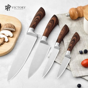 Ensemble de couteaux de cuisine professionnels Yang Jiang en acier inoxydable de 8 pouces, design moderne avec manche en résine et logo personnalisé - Product Image 3
