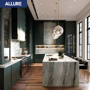Meuble de cuisine modulaire de luxe moderne Allure Manufacturers, design Shaker, 2 <span class=keywords><strong>mètres</strong></span>, personnalisable, avec décoration d'angle automatique, photo en ligne - Product Image 3