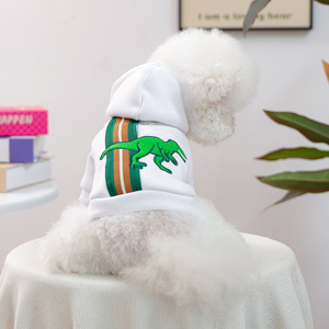 Disfraz de Dinosaurio para Mascotas de PETCIRCLE, Disfraz de Transformación de Dinosaurio para Halloween, Correa en Miniatura, Sudadera con Capucha de Dinosaurio para Aventuras - Product Image 1