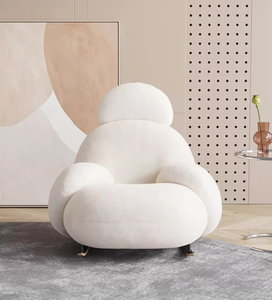 Fauteuil à bascule double moderne avec coussin capitonné pour la maison, le bureau, les loisirs, l'appartement et l'hôtel - Product Image 3