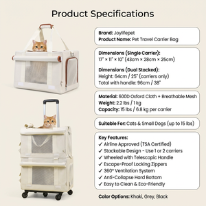 Двухэтажный чехол для домашних животных, дышащий рюкзак с большим пространством, однотонная сумка для кошек, для исходящих кнопок, для собак - Product Image 5