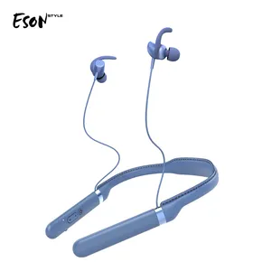 Eson Style亚马逊最畅销的无线颈带OEM立体声耳机，带有入耳式蓝牙耳机