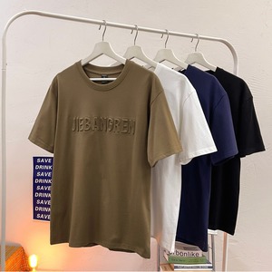 Customised Heavy Organic Cotton Men's <strong>T</strong> <strong>Shirt</strong> Printed <strong>3D</strong> Puff <strong>Design</strong> Drop Shoulder Embossed Hip Hop Style Plain 100% Knitted - Product Image 1