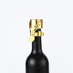 <span class=keywords><strong>Bouchon</strong></span> de bouteille de vin mousseux personnalisé en acier inoxydable, <span class=keywords><strong>bouchon</strong></span> de bouteille de champagne - Product Image 1