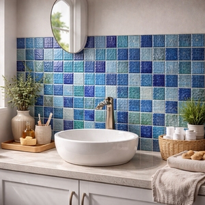 Gnt - Mosaico de Cerámica para Piscina, Estilo Moderno, Duradero, Color Azul Mixto, para Decoración de <span class=keywords><strong>Piscinas</strong></span>, Buen Precio - Product Image 4
