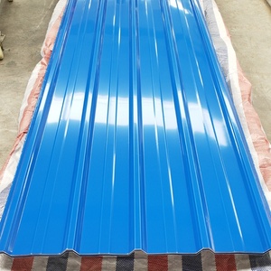 Tôles de toiture ondulées en acier revêtues de couleur de 5 m avec services de découpe/soudage/pliage pour usage industriel - Product Image 4