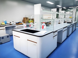 Mesa de Laboratorio Personalizada, Totalmente de Acero, Acero-Madera, PP Opcional, Diseño Personalizado, Grado de Exportación, Directo de Fábrica, Personalizado Según Planos - Product Image 1