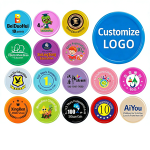 Jetons de poker personnalisés en plastique PS vierges et colorés avec logo imprimé pour la promotion d'entreprise et les jeux de poker - Product Image 1