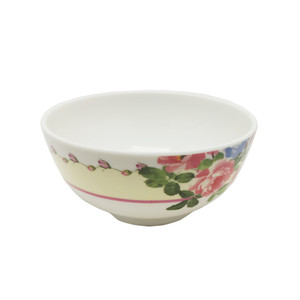 AIMI Vente en gros de vaisselle blanche chinoise, bol en plastique incassable de 5 pouces, petit bol à riz et à soupe en mélamine - Product Image 3