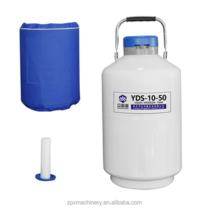 YDS-10-50 Conteneur mobile de stockage cryogénique en alliage d'aluminium de 10 L avec <span class=keywords><strong>azote</strong></span> <span class=keywords><strong>liquide</strong></span> pour les programmes d'élevage laitier - Product Image 1