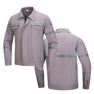 Uniformes de travail <span class=keywords><strong>des</strong></span> <span class=keywords><strong>marins</strong></span> en coton professionnel haute visibilité vêtements d'entretien de haut Logo personnalisé veste vêtements de travail veste - Product Image 4