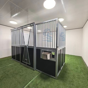 حظيرة خيول فاخرة مخصصة ، تدريب الخيول ، معدات ثابتة ، مزرعة ، الأكثر مبيعًا ، حظيرة خيول مجلفنة مسبقة الصنع - Product Image 2