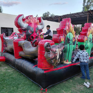 Carnival <strong>Games</strong> Inflatable Toro Mecanico Inflatable Crazy Rodeo <strong>Bull</strong> Riding <strong>Games</strong> Mechanical <strong>Red</strong> <strong>Bull</strong> Ride for Kids and Adults - Product Image 4