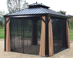 Tente de pavillon à double étage, tente de jardin chinoise imperméable à l'eau, <span class=keywords><strong>parapluie</strong></span> à quatre coins, moustiquaire, banquet de mariage, gazebo - Product Image 3