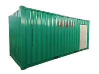 Station de carburant en conteneur de 40 pieds avec système de chargement et déchargement, réservoir de stockage d'essence et de diesel, pompe de distribution de carburant, dispositif de sécurité