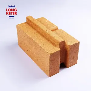 230x114x65MM Size Refractory interlocking Clay Fire Brick For Kilns