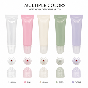 Tubos Exprimibles Transparentes de 15 ml para Cosméticos, Envases para Brillo Labial con Aplicador, Suministro de Fábrica - Product Image 2