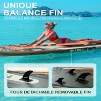 Planche de SUP gonflable DAMA Brand Factory Green Black avec pompe haute pression, kit complet pour yoga, surf et voyage