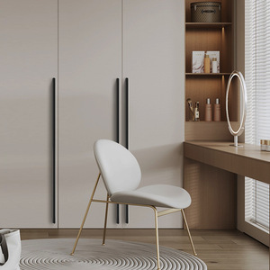 Nhà Máy Bán Hàng Trực Tiếp Màu Đen T-Loại Tủ Quần Áo Cửa Xử Lý Màu Xám Vàng Bạc Cạnh Tủ Cửa Xử Lý Kim Loại Đồ Nội Thất Nhà Cách Sử Dụng - Product Image 2