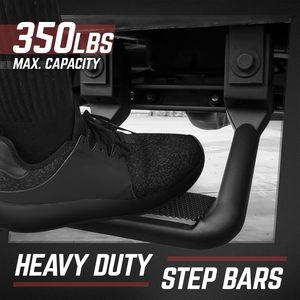 บันไดข้างอะลูมิเนียมสำหรับรถกระบะ SUV สำหรับงานหนัก ขับเคลื่อน 4 ล้อ  แบบกันลื่น  พร้อมอุปกรณ์เสริม 4x4 - Product Image 4