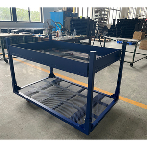 जेडी औद्योगिक भारी सामग्री हाथ ट्रक ट्रॉली पाउडर लेपित गोदाम माल लदा गोदाम सामान ट्रॉली - Product Image 3