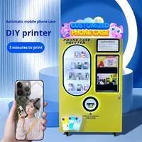 R & E Smart DIY Coque de téléphone entièrement automatique Imprimante 3D Écran tactile Distributeur automatique en libre-service sans pilote Fonction SDK 1 an