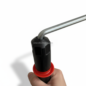 Tige télescopique de qualité supérieure, directement de l'usine, 9 pouces, cadre à rouleaux sans cage, portée 45-90 cm, poignée robuste à prise souple - Product Image 4