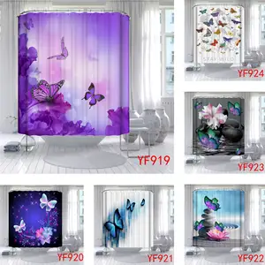 Butterfly Fantasy Dream Bath Curtain Bathroom Decor Shower Curtain for Bathroom